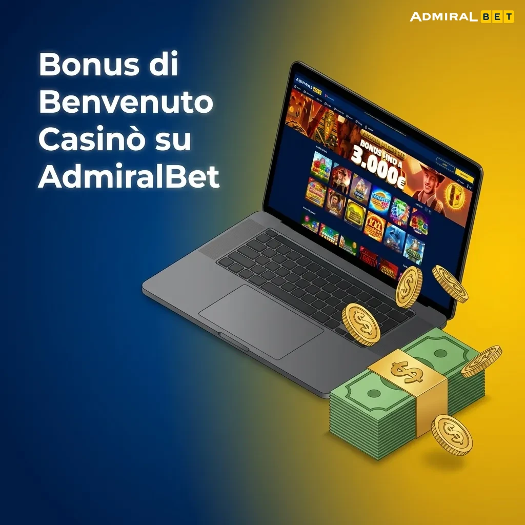 AdmiralBet casino welcome bonus: €300 no deposit bonus plus 300 free spins with 35x wagering requirements