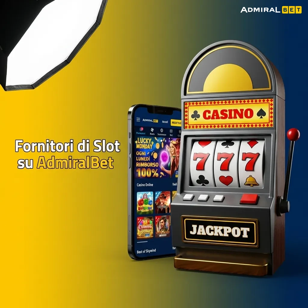 Loghi dei principali fornitori di slot su AdmiralBet: Novomatic, NetEnt, Microgaming, Play'n GO, Pragmatic Play