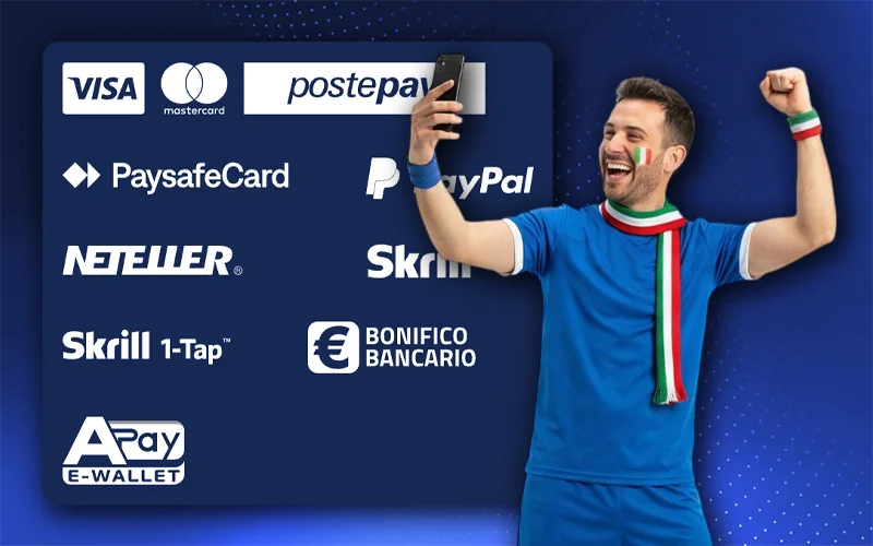 Sul sito AdmiralBet troverai numerosi metodi di pagamento tra i più diffusi.