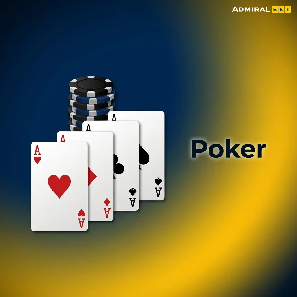 Live poker dealer distributing cards at AdmiralBet table with Casino Hold'em and Three Card Poker variants